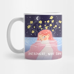 Introvert, not shy Mug